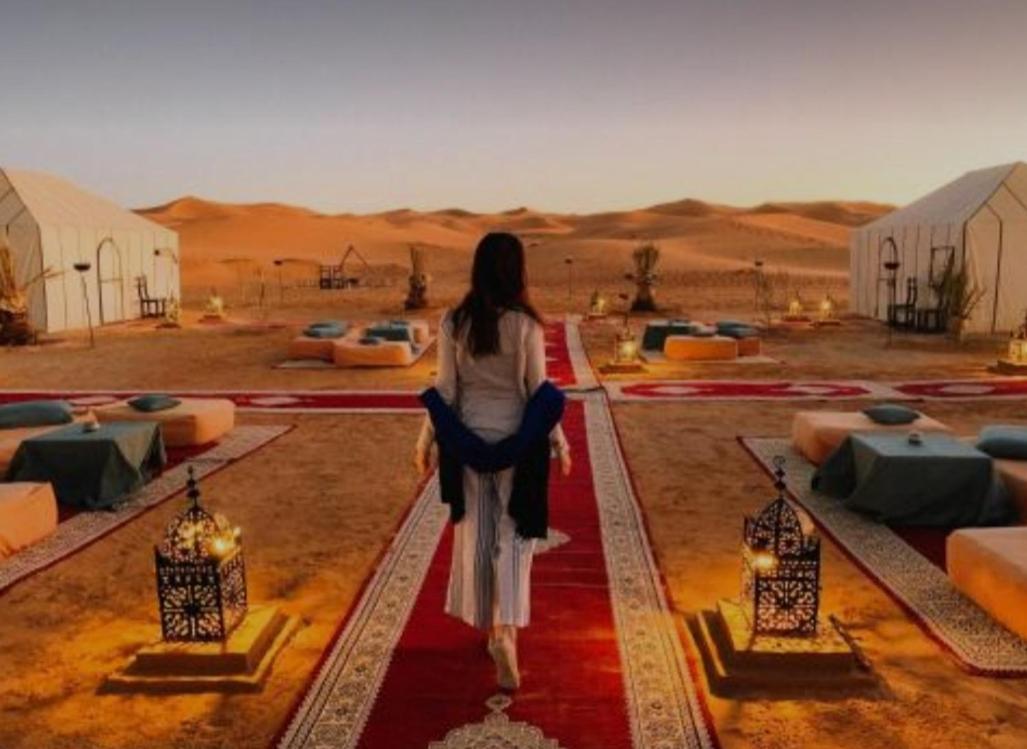 Sahara Luxury Tented Camp メルズーガ エクステリア 写真
